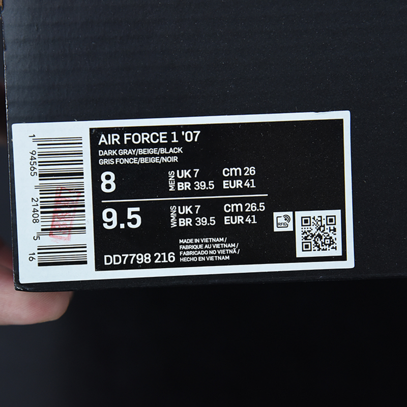 Nike Air Force 1 ´07 "Dark Gray"