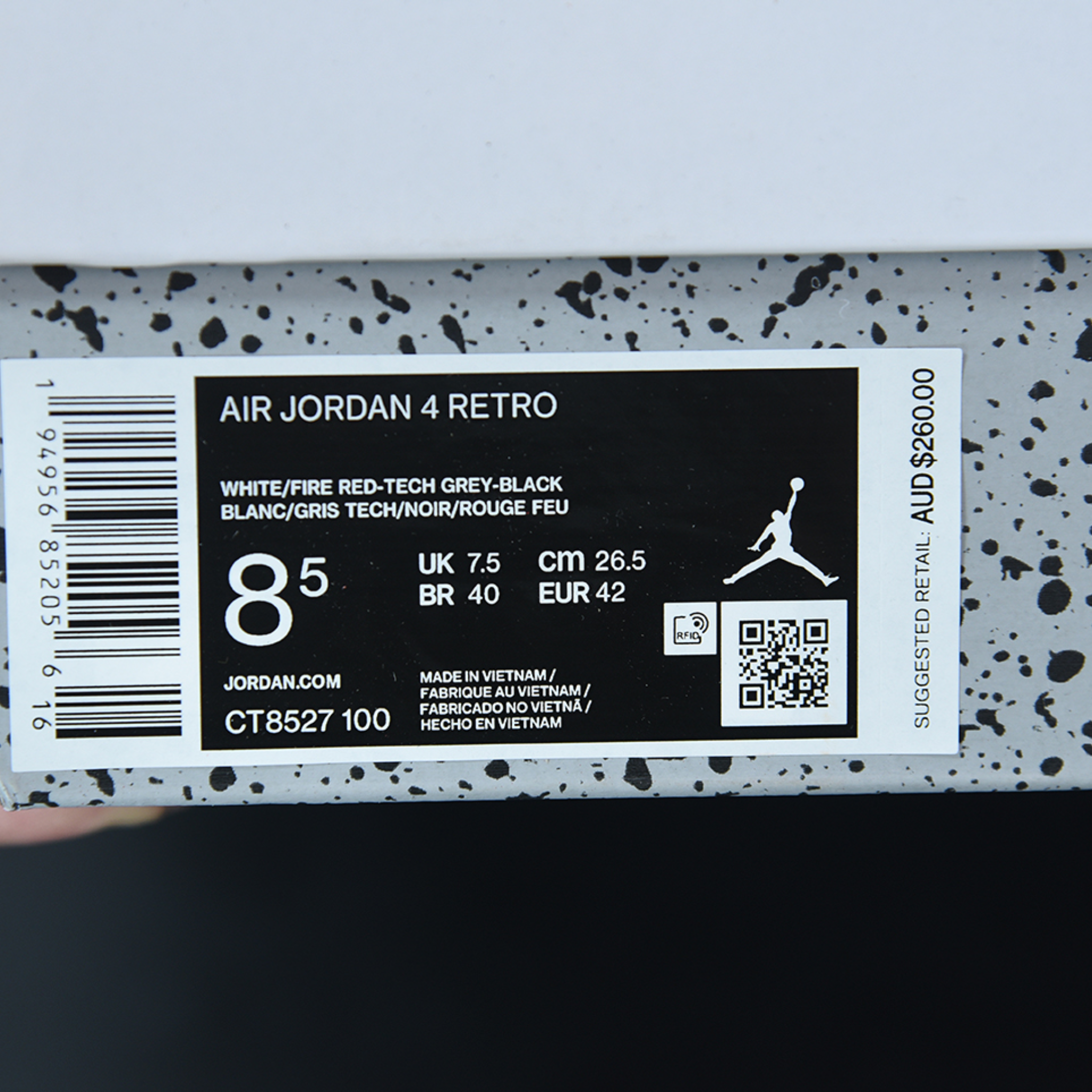 Nike Air Jordan 4 Retro "White Oreo"