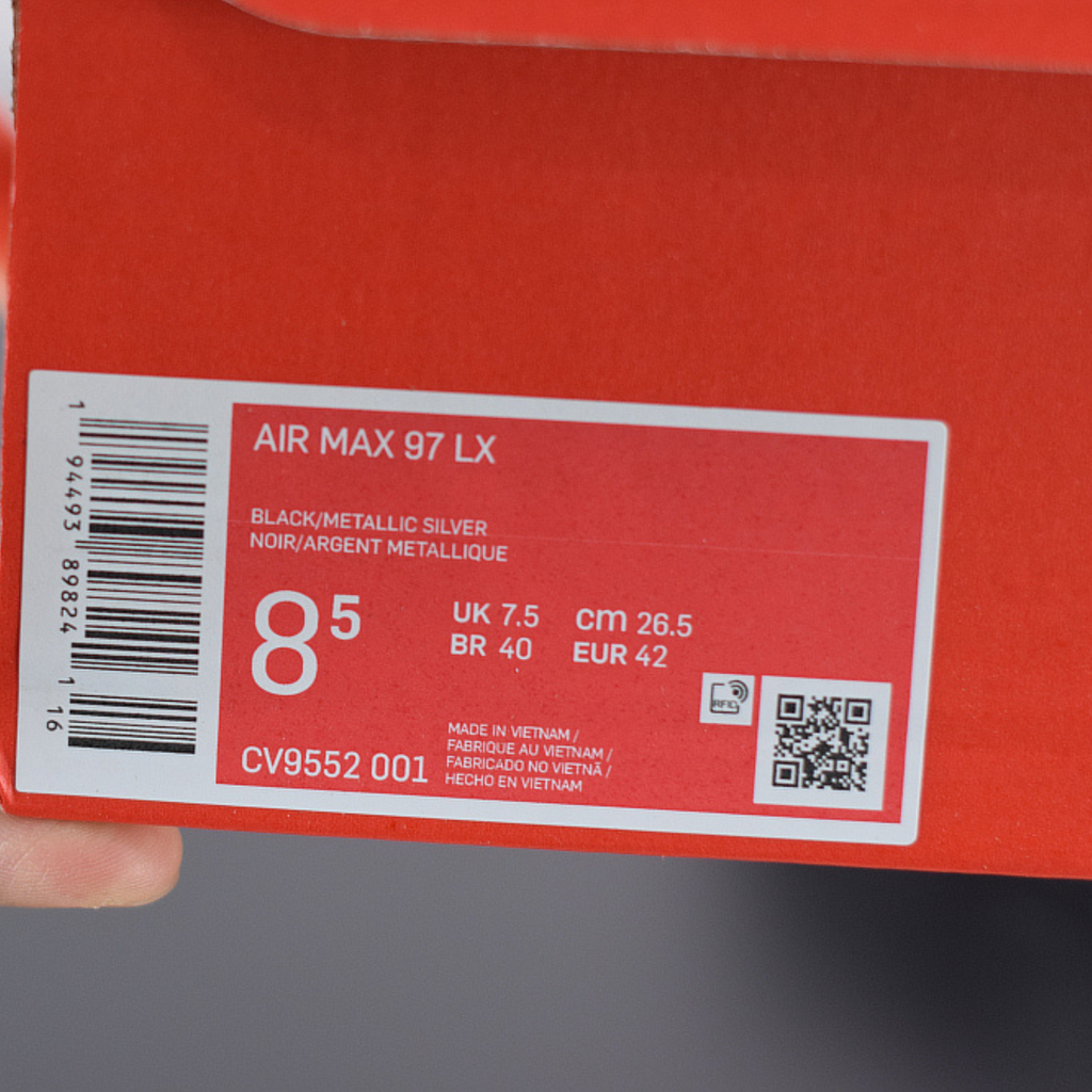 Nike air max 2024 97 shoe box