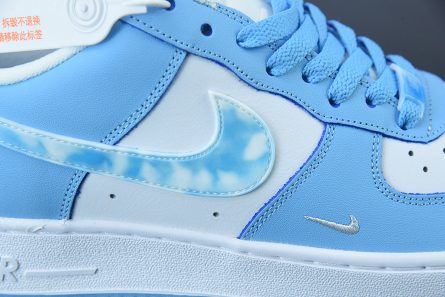 Nike Air Force 1 Low Nail Art "White/Blue"