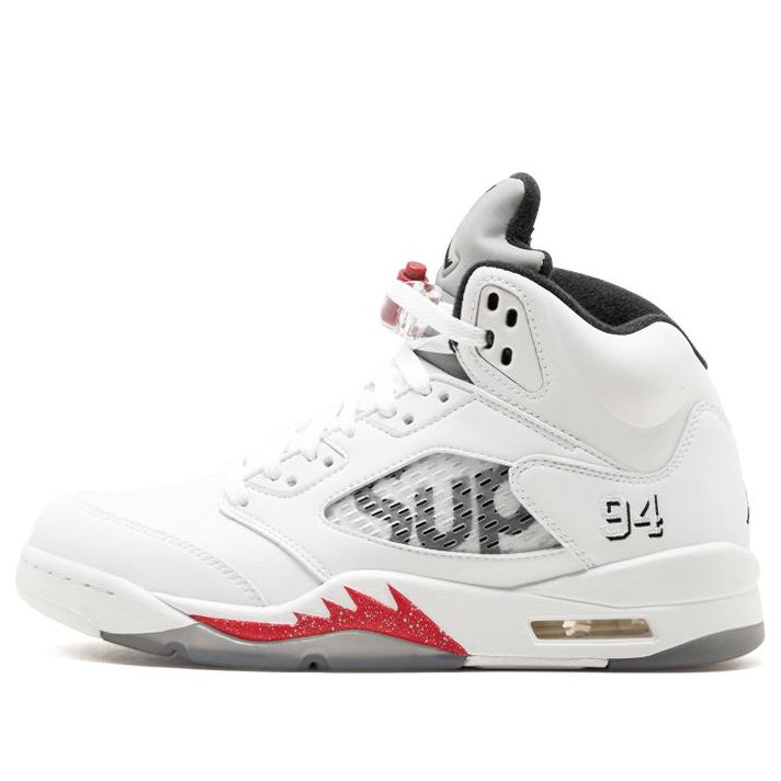 Supreme x Nike Air Jordan 5 Retro "White"